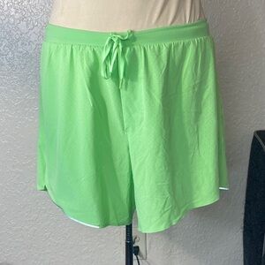Light  Green Lululemon  Athletic Shorts